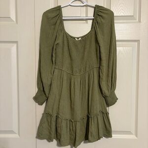 Promesa Olive Green Dress